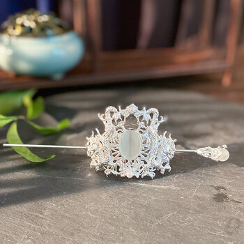 汉服头饰发冠古风华丽男古装丸子头发饰簪钗冠儿童女头冠束发配饰 游