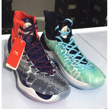 李宁专卖店驭帅11代精英版冬季新款男子高帮专业比赛篮球鞋 abam059-1