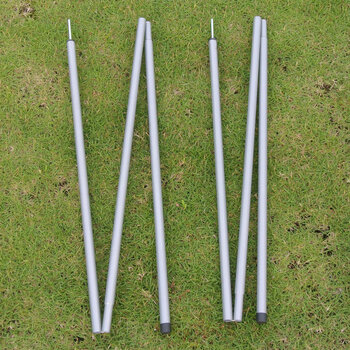 帐篷户外支撑杆配件门厅遮阳防晒撑杆天幕凉棚146mm铁杆17米2根17米三