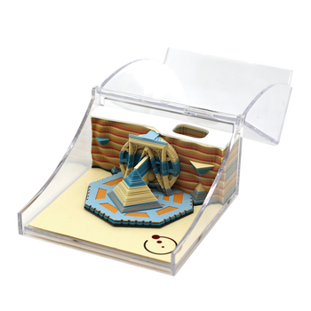 2022新款三体3d立体便签纸 红岸基地星环城周边 手撕便利贴个性送礼