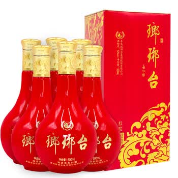 琅琊台52度红花海派白酒传统浓香型固态发酵基地纯粮酿造送礼婚宴喜庆