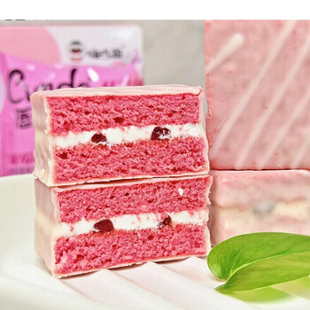 唇动红丝绒双莓派蛋糕190g/箱 190克整箱