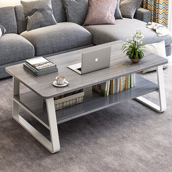 缦宛木茶几客厅家用小户型轻奢小茶桌简约现代边桌创意小边几12060cm