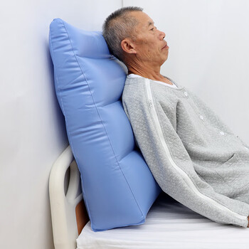 罗脉乐惠充气三角靠垫半坐卧体位垫褥疮护理垫大腿枕垫三角垫蓝色
