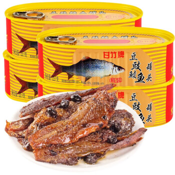 甘竹豆豉鯪魚罐頭227g*12罐整箱 廣東特產熟食海鮮即食下飯菜罐頭魚