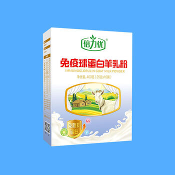 倍力优羊奶粉 400g/盒羊奶粉 中老年成人奶粉 1盒装