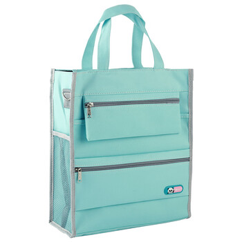 初中生大容量手提袋补习袋a4文件袋帆布小学生拎书袋孕妇产检资料收纳