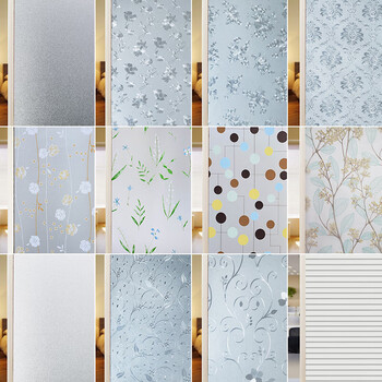 浴室卫生间贴膜防窥防走光窗纸窗花纸 50x500cm 精细磨砂 带胶防爆>