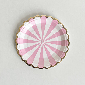 特百惠寸寸一次性餐具套装纸杯纸盘子生日派对装饰用品野餐蛋糕纸盘 7