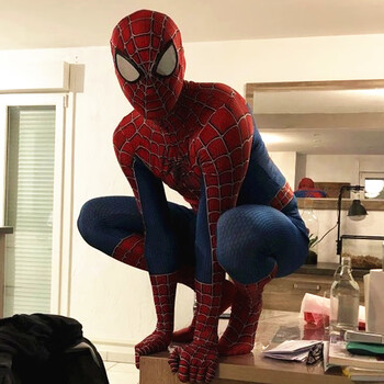 超人紧身衣连体套装镜片版万圣节服装1雷米托尼镜片款150码140cm149cm