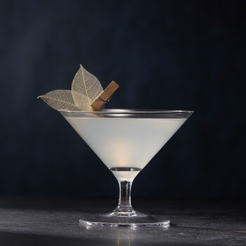 马天尼杯 bs8131无铅水晶日式160ml矮脚阔口薄款经典干马天尼鸡尾酒杯