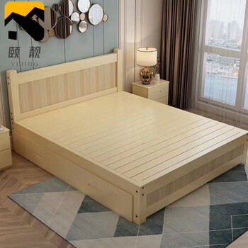 2022实木床双人床1.