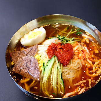 韩式冷面延边延吉大冷面采购批发冷面5袋辣白菜1袋实惠备用