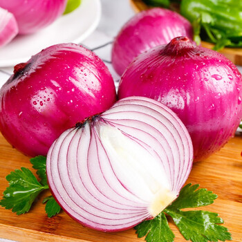 云南紫皮洋葱新鲜10斤大圆葱甜洋葱当季蔬菜红皮特产农家自种现挖 中