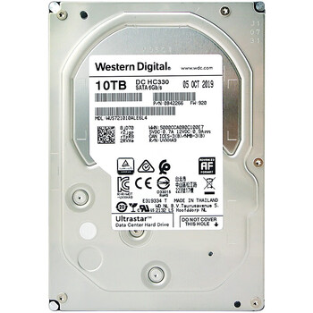 西部数据westerndigital10tbsata6gbs7200企业级硬盘10twus721010ale6