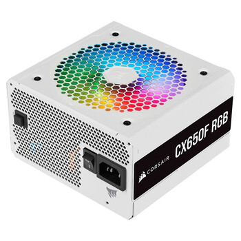 美商海盗船电源 550w/650w/750w cx-f系列rgb全模组电源 80plus铜牌