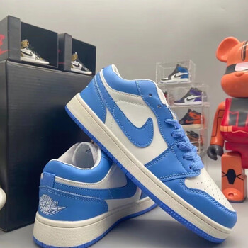 aj低帮北卡蓝潮流耐磨纯原高品质学生百搭运动篮球鞋 aj北卡蓝低帮