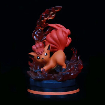 皮卡丘精灵宝可梦小火龙超梦玩具模型玩偶公仔车载摆件 3代火六尾14cm