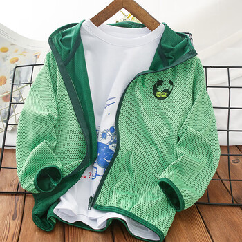 名品天成男童防晒衣冰丝透气儿童夏季外套中大童薄款上衣防晒服防紫外