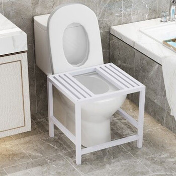 蹲坑神器马桶坐便改马桶蹲坑坐蹲两用马桶蹲架蹲马桶蹲便凳白色单架