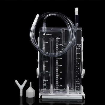 一次性使用胸腔引流装置医用闭式引流瓶水封瓶单腔双腔引流瓶双腔