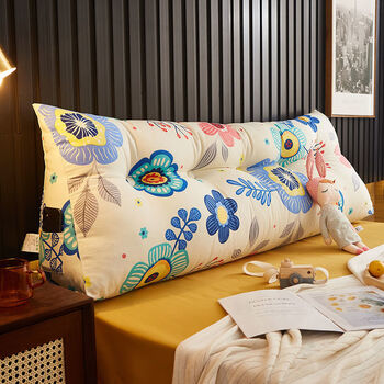 友安庚轻奢风抱枕靠垫床头靠垫软包靠背三角双人护腰靠背枕可拆洗床上