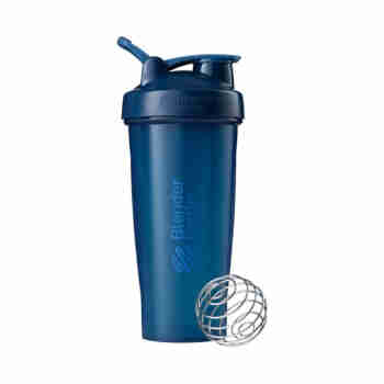 美国Blender Bottle摇摇杯CLASSIC V1 28oz系列运动健身蛋白粉摇瓶 塑料杯 经典款V1 28oz - 深蓝色