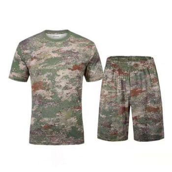 星空丛林绿迷彩体能服夏季套装 175/92-96