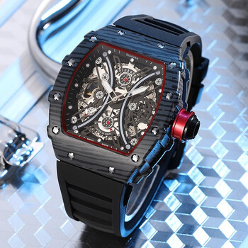 宾卡达binkada国潮酒桶宾卡达binkada手表男学生酒桶机械手表潮流时尚