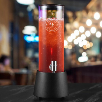 2022新款网红扎啤桶容器酒吧餐吧啤酒桶带龙头公社3l果汁桶可乐桶容器