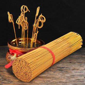 【卷钱香无烟】财神香供香观音檀香佛香线香香炉家用供奉插香 好香