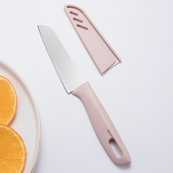 切水果削皮水果家用瓜果切水果神器多功能便携带套 1把水果刀 随机色