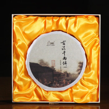 肖鸿黑茶 古法系列 古法千两饼 五年陈 礼盒 2009 750g