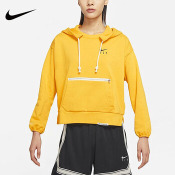 耐克（NIKE） 卫衣女子2023秋季��款保暖运动服长袖上衣短款连帽套头衫DA6484 DA6484-752 XL 170/92A