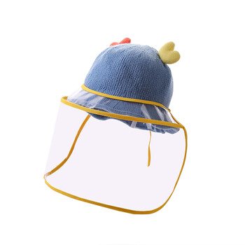 新生儿面罩0-3个月婴儿防护面部罩防飞沫帽子神器帽儿童面罩宝宝隔离