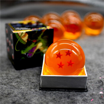 周边水晶球山体神龙模型玩具四星龙珠球生日许愿节日礼物 四星球(7