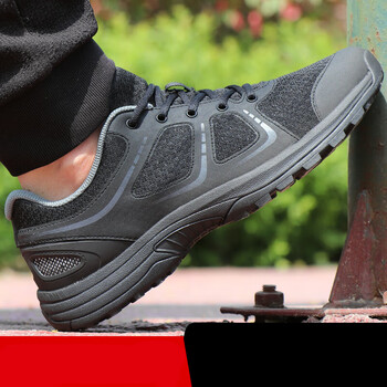 训练鞋 新式体能训练鞋男超轻减震跑步鞋黑色消防作训鞋军训鞋 体能