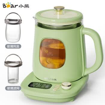 小熊ysh D15m2 小熊 Bear 养生壶煮茶器燕窝盅炖盅热水壶烧水壶玻璃1 5l多功能水壶ysh D15m2 行情报价价格评测 京东