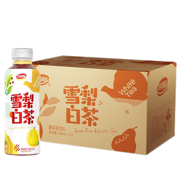 达利园新品雪梨白茶500ml*6/12瓶饮料饮品畅饮家庭聚会 新品雪梨白茶