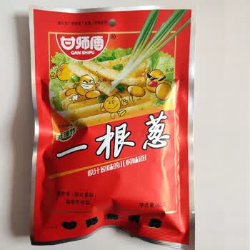 一根葱零食大包装8090后怀旧休闲零食小吃儿时经典膨化食品 一根葱58g