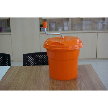 蔬菜甩干器蔬菜沙拉甩水桶手动甩干机沙拉脱水工具器商用蔬果甩干脱水