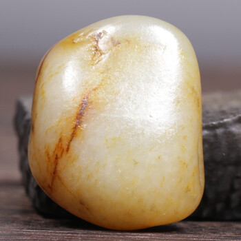 好友 新疆和田玉籽料原石吊坠 籽玉原料挂件 男女款22克