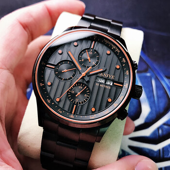 轻奢黑武士全自动机械手表男机械表全自动瑞士新概念防水黑科技运动