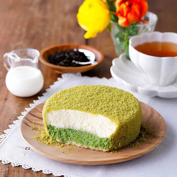 日本进口北海道抹茶乳酪芝士蛋糕慕斯蛋糕下午茶甜品零食点心糕点