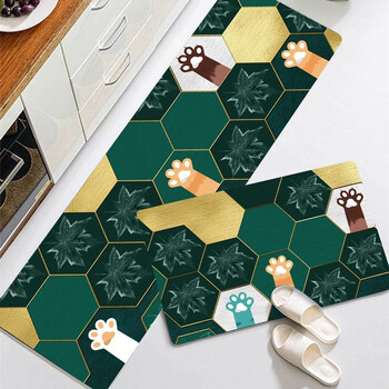 尊潮厨房地垫吸水洗油防滑耐磨进门门垫脚垫子脚踏厨房垫家用可吸水