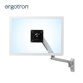 爱格升（ERGOTRON）显示器支架MXV 45-505-026电脑支架壁挂式金属墙万向支臂 抛光铝