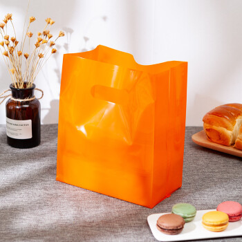 橙色包装袋的面包图片