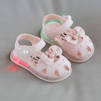 基诺浦宝宝凉鞋学步鞋女夏季鞋子小公主可爱软底婴儿鞋1一2-3岁幼儿