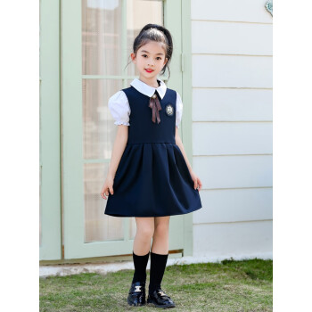 扎乐幼儿园园服夏季毕业照班服小学生学院风校服六一儿童合唱演出服装