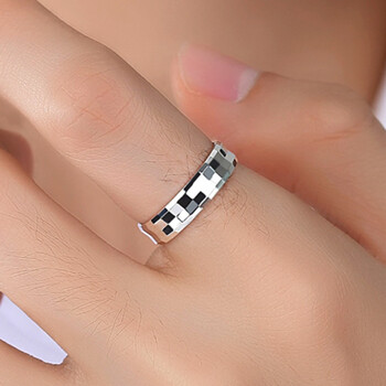 男士银戒指 潮 食指小指尾戒男生嘻哈单身个性 生日礼物 4.